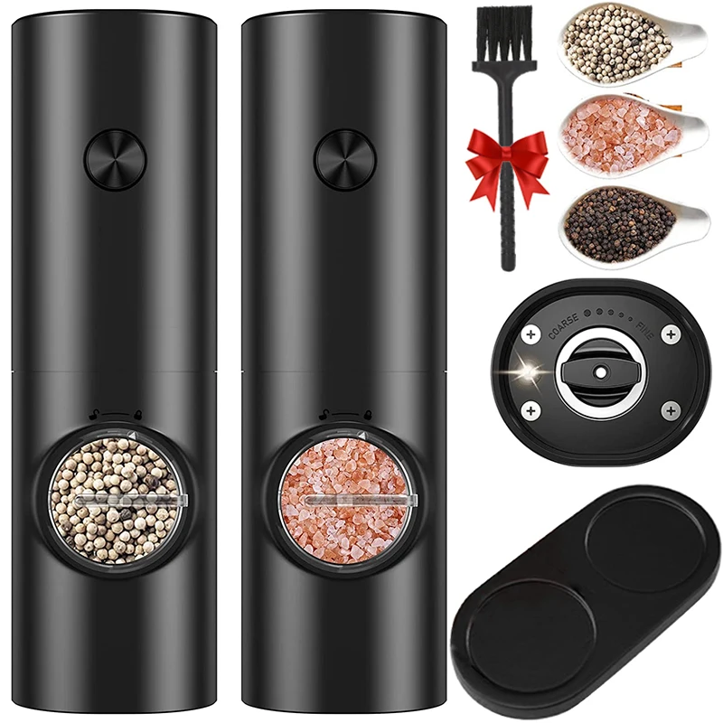 Electric Automatic Mill Pepper And Salt Grinder With LED Light Adjustable Coarseness Produced By Xiaomi Partner Manufacturers