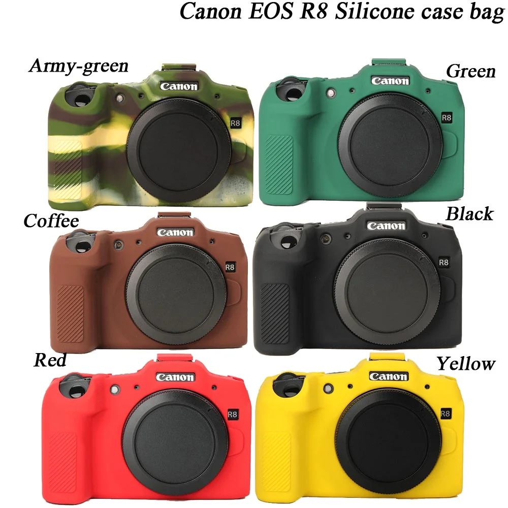 Custodia In Gomma Per Fotocamera In Silicone Canon R8 Per Canon Eos R8