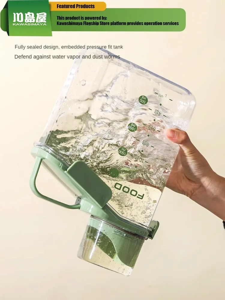 Rice Bucket Household Insect-proof Moisture-proof Sealed Flour Storage Jar Edible Grade Rice Storage Jar