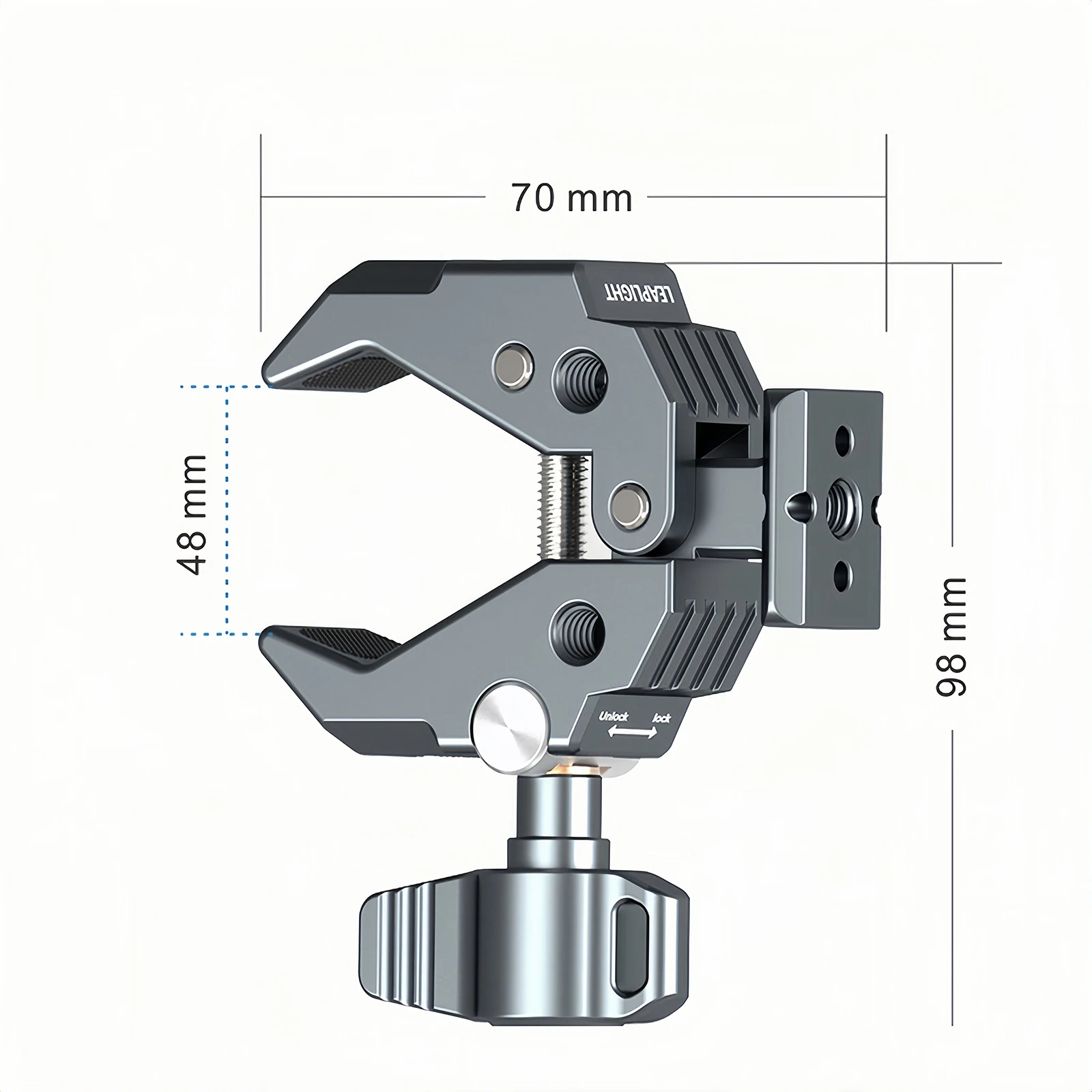 Support GoPro avec vis 1/4 pouce et interface NATO - Accessoire caméra action