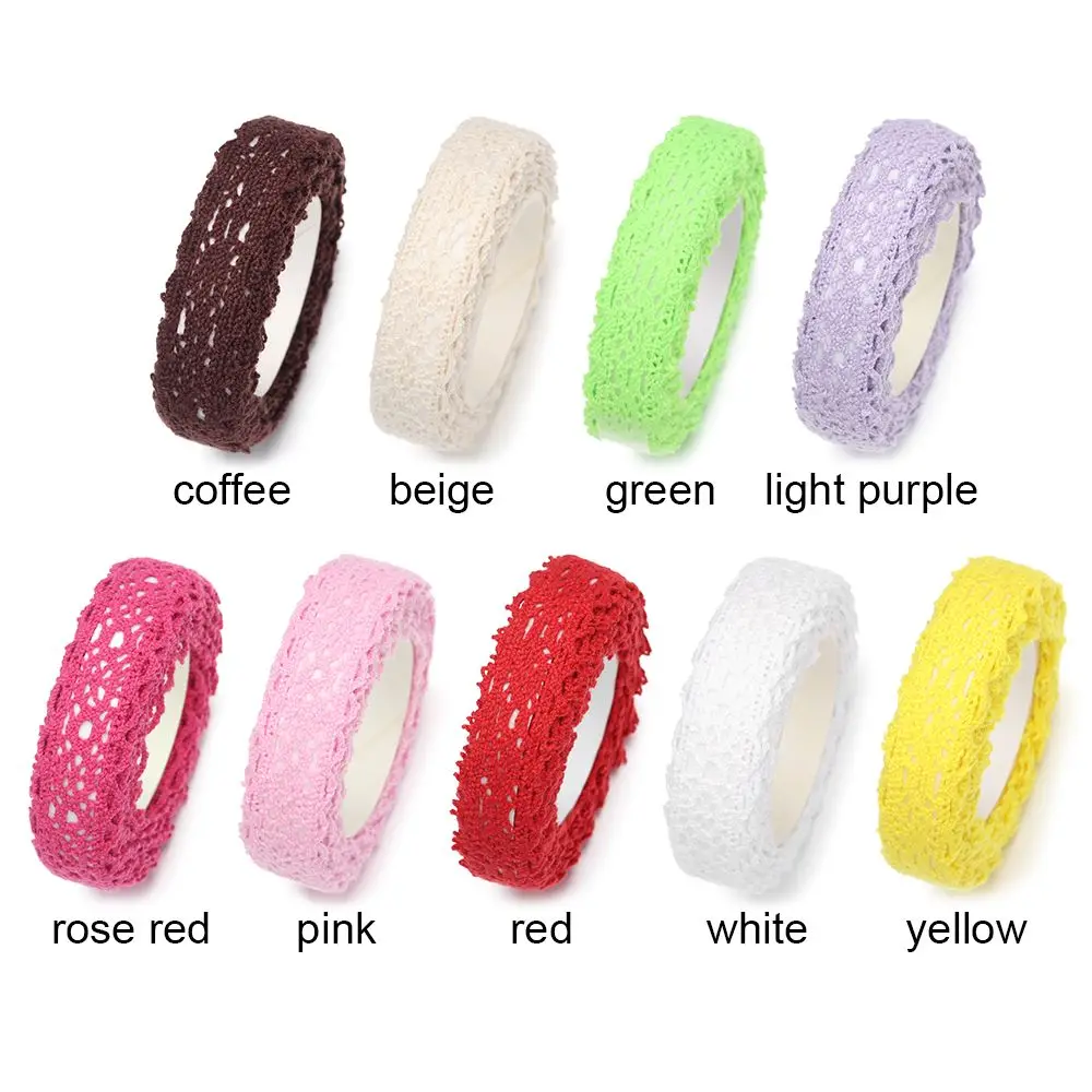 Lace Ribbon 2yards 15mm Wedding Decor Embroidery DIY Craft Self-adhesive Lace Trimming Ribbon Lace Tapes Sticker Fabric Trim Cloth Tape lace ribbon lace fabric lace sewing accessories lace sewing supplies lace accessories lace garment accessories lace decoration clothing craft accessories tassel trim lace