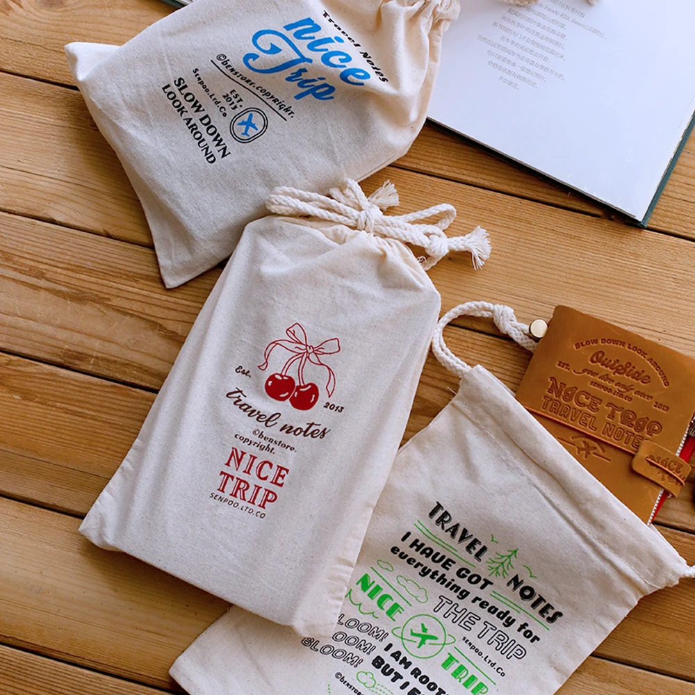 Stationery Storage Box Fromthenon Traveler Notebook Journal Storage Bag A6 A7 Loose Leaf Standard Notebook Planner Drawstring Stationery Storage Bag