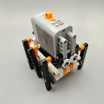 Blocchi Tecnici MOC, Parti Motore con Funzione di Alimentazione, Robot a 6 Gambe, Mattoncini Bionici a Forma di Ragno, Giocattoli Puzzle Fai-da-Te