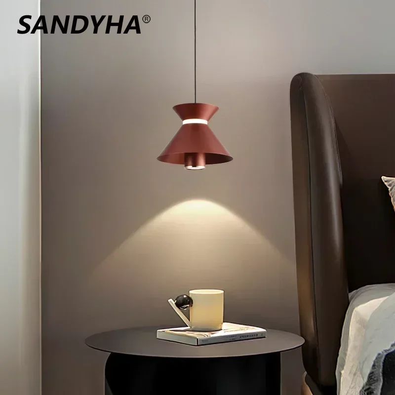 

Modern Home Decor Suspension Luminaire Creative Simple Bedside Chandeliers Hover Lift LED Pendant Lamp for Dining Room Lightings