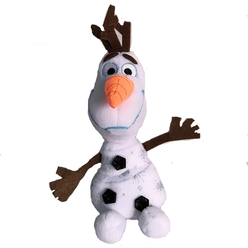 Disney Ty Sparkles Olaf Plush Stuffed Animal Toy Snowman White Sparkles 