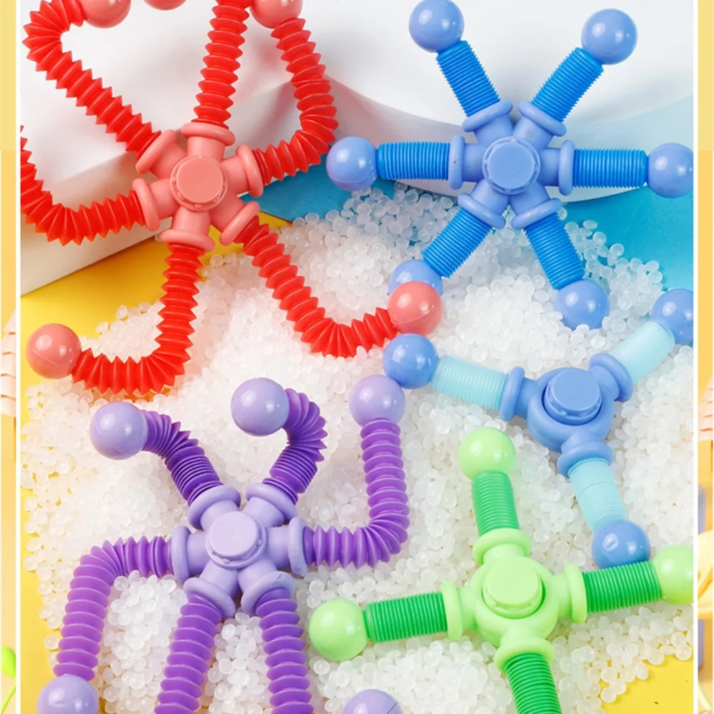 10 Stück Spaß Vielfalt Teleskop rohr Zappeln Spinner Kinder Geburtstags feier Hochzeit Gast Geschenk Souvenir, Weihnachten Karneval Schule Geschenk – Detail 5