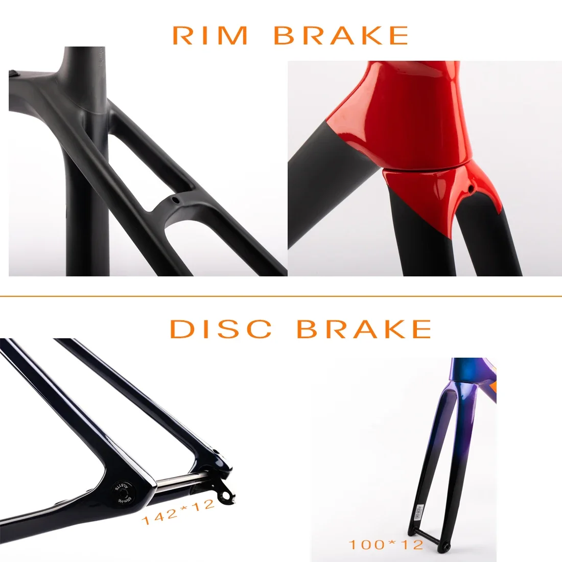 T1000 Light Weight Top SLR Carbon Road Bicycle Bike Frame Disc/V Brake Framest T47 bottom bracket CRF09 bicycle parts bicycle frame
