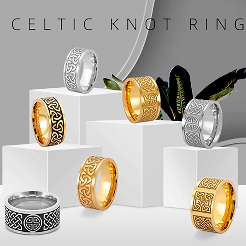 Anello in Argento Sterling con Ornamento Norreno | Fatto a mano | Gioielli VKNG