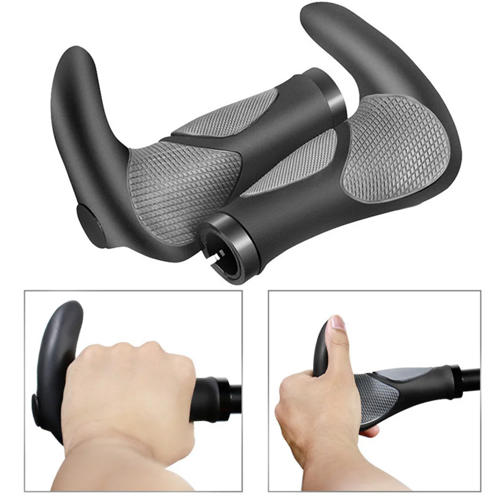BicycleHandlebarsMountainBikeRubberHornHandlebarsMountainBikeNonslipViceHandle