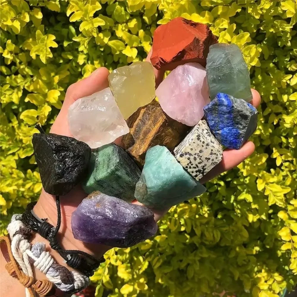natural stones feng shui raw healing reiki crystals bulk mix rough ...