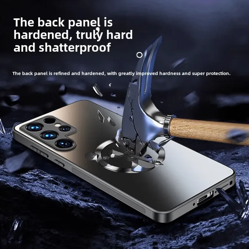 Universal Matte Protective Case with Ultra-Thin Magnetic Charging and Anti-Drop Protection