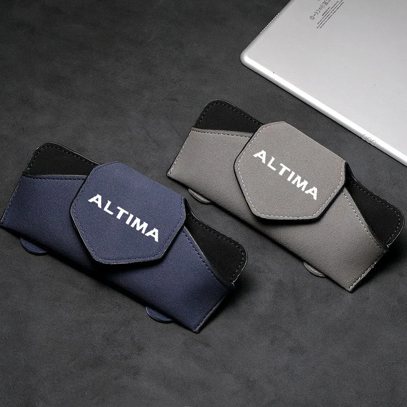 

Car Sun Visor Holder Glasses Case for ALTIMA Auto Interior Accesorios Decoration Case Cover Sun Glasses Storage