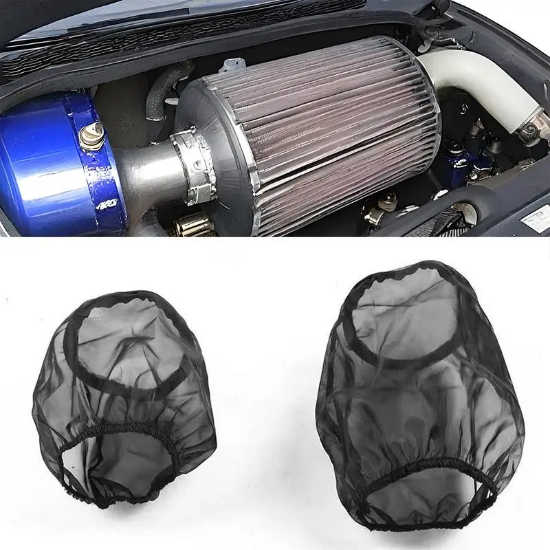 Calzino del filtro 'aria, coperchio del filtro 'aria, Copertura protettiva per filtro aria auto, Involucro antipolvere per filtro 'aria, calza antipioggia impermeabile per filtri di aspirazione 'aria