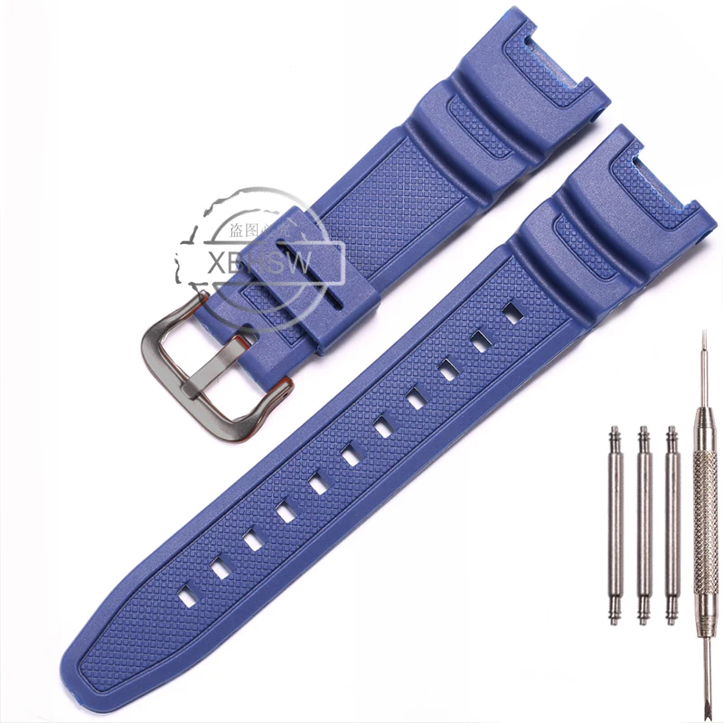 Waterproof Sport Resin Watchband with Pin Buckle