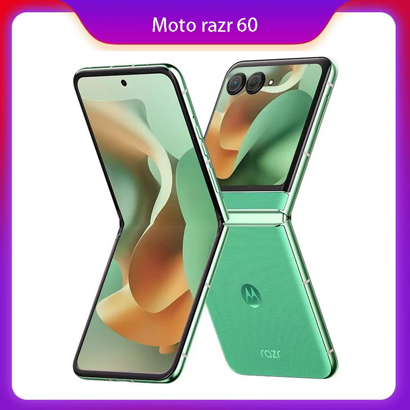 Nuevo Teléfono Inteligente Lenovo Moto Razr 60 5G, Pantalla PLOED de 6.9 Pulgadas, MTK Dimensity 7400X, 50MP, 4500 mAh, Carga Rápida de 33W, NFC 3
