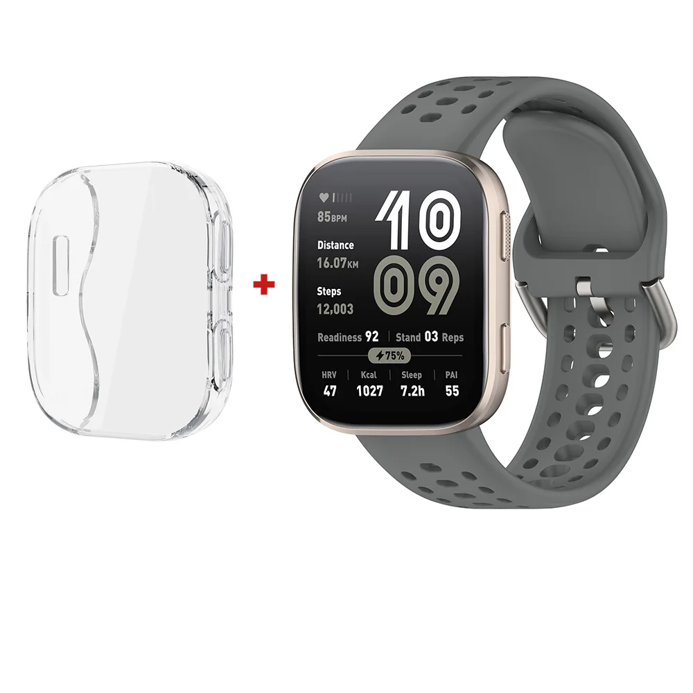 TPU Protective Case with Strap and Full-Coverage Screen Protector
