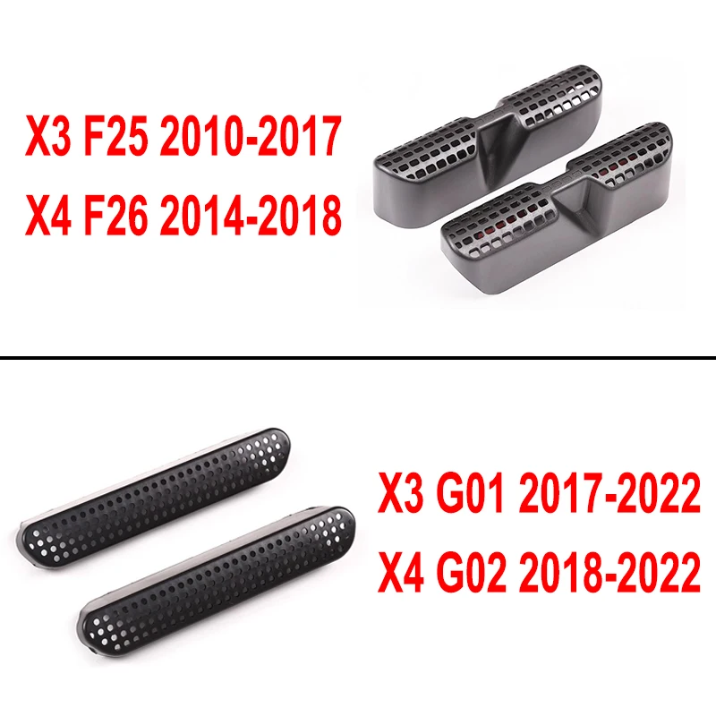 Garniture D'aération Latérale Noire Brillante Pour BMW X3 G01