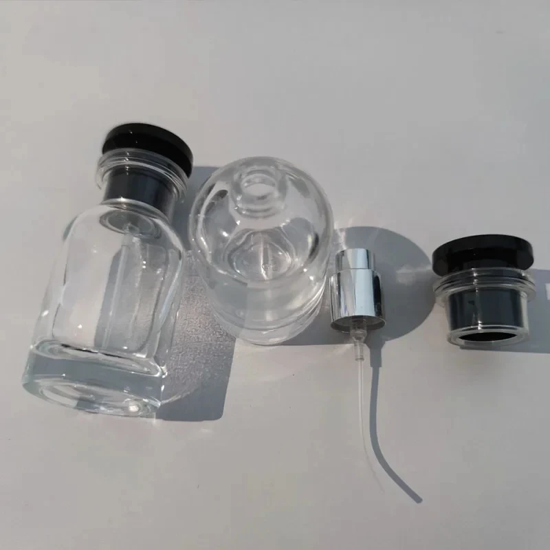 12개입 30ml 휴대용 고급 향수병 박스 포함 빈 스프레이 별도 샘플 병