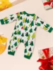 New Christmas Look Santa Tree Allover Print Family Matching Outfits Women Men Boys Girls Clothing Sets Xmas Pajamas Set Soft Pjs 6