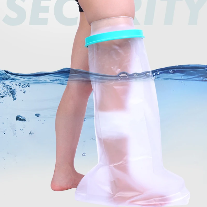 Description Picture 4 of item1Pcs Shower Cover Adult Waterproof Sealed Cast Bandage Protector Wound Fracture Leg Foot Arm Palm Bath Protective Ring Sleeve