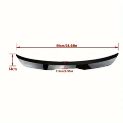 Personalized Creative Automotive Interior Tail Wing Spoiler Decoration Accessories (Black)