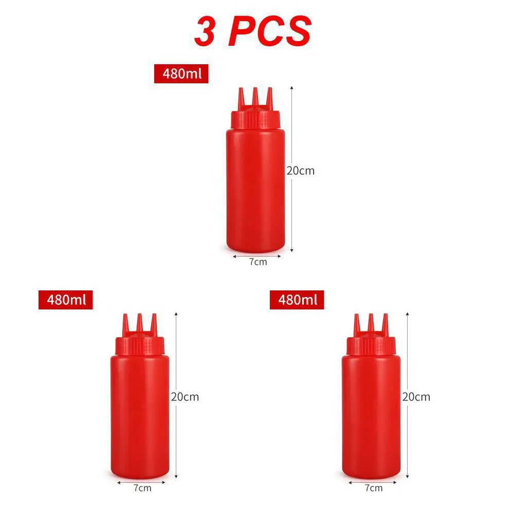 Nacxbwer Bouteilles compressibles pour condiments pour ketchup, sauce