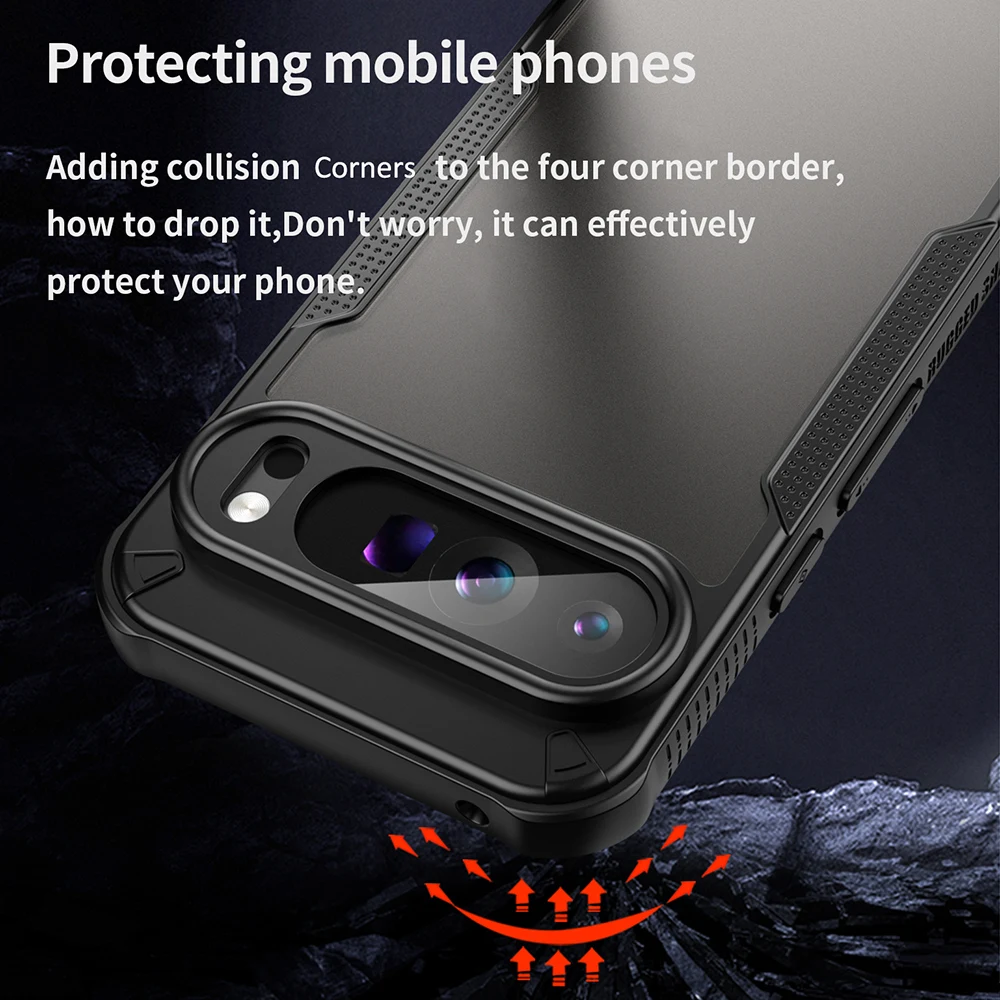 Rugged Shockproof Hard Case with Cushion Buffer and Fall Protection