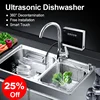 Ultrasonic Dishwasher 110V/220V Automatic Household Portable Small Free-Standing Installation-Free Kitchen Sink English Version 3