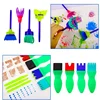 Painting Sponge Brush Set Children Drawing Toys EVA Stamp Art Rubbings Graffiti Roller Tools Early Education DIY Puzzle Toy 3