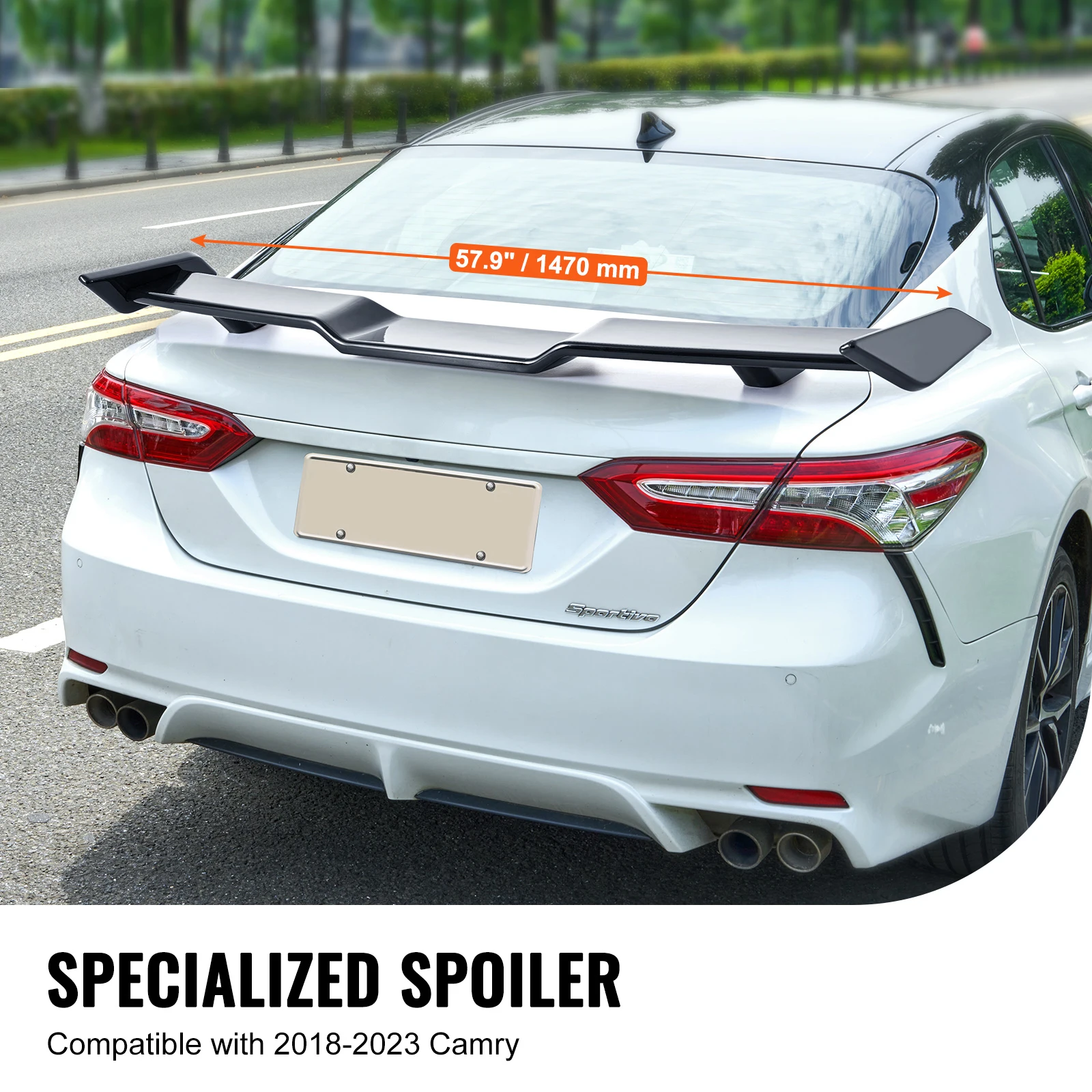 GT Wing Car Spoiler Camry High Strength ABS Material Baking Paint Car Rear Spoiler Wing