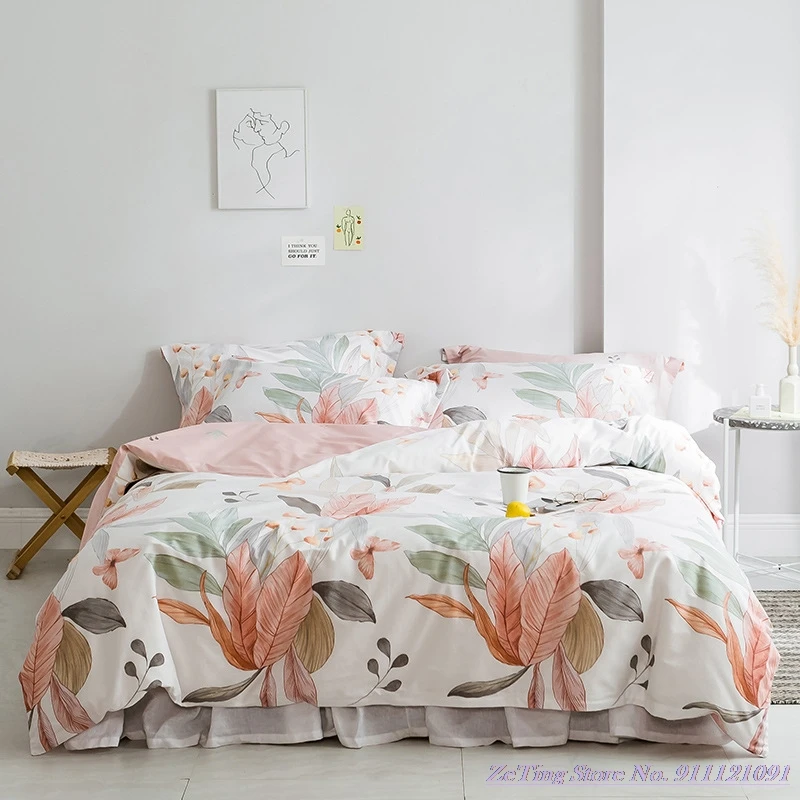 Autumn Winter New Style Pure Cotton 1 8mBedding Set Flower Duvet Cover autumn-winter-new-style-pure-cotton-1-8mbedding-set-flower-duvet-cover