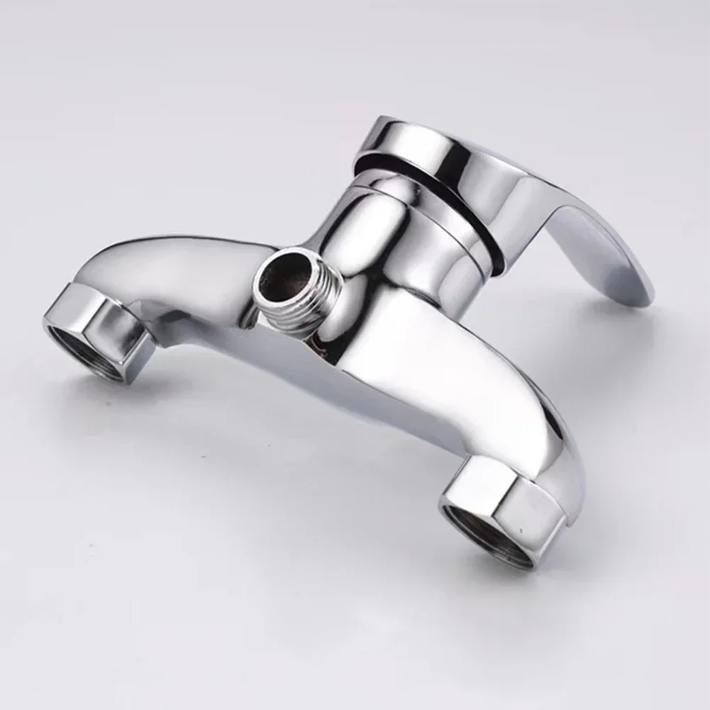 Wall-mounted Shower Faucet Bathrooms Bathtubs Chromes Finish Mixer Faucet Replacement Shower Tap Silver bathroom faucet,bathroom shower faucet set