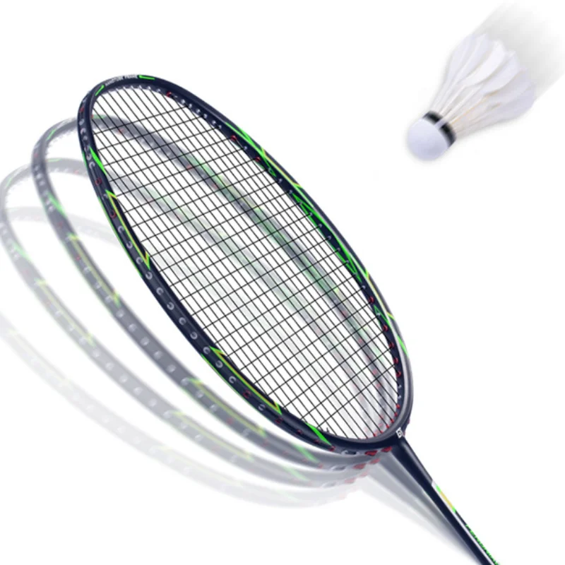 6U Ultralight Carbon Fiber Sports Training Racket String Gundam Racket Indoor And outdoor Badminton badminton racket