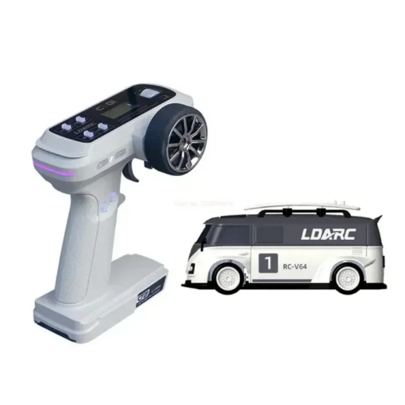 

New Rtr Remote Control Car Ldarc Radian V64 1:64 Mini Micro Simulation Rc Model Bread Racing Car Toy 4 Colors Available Kids Toy