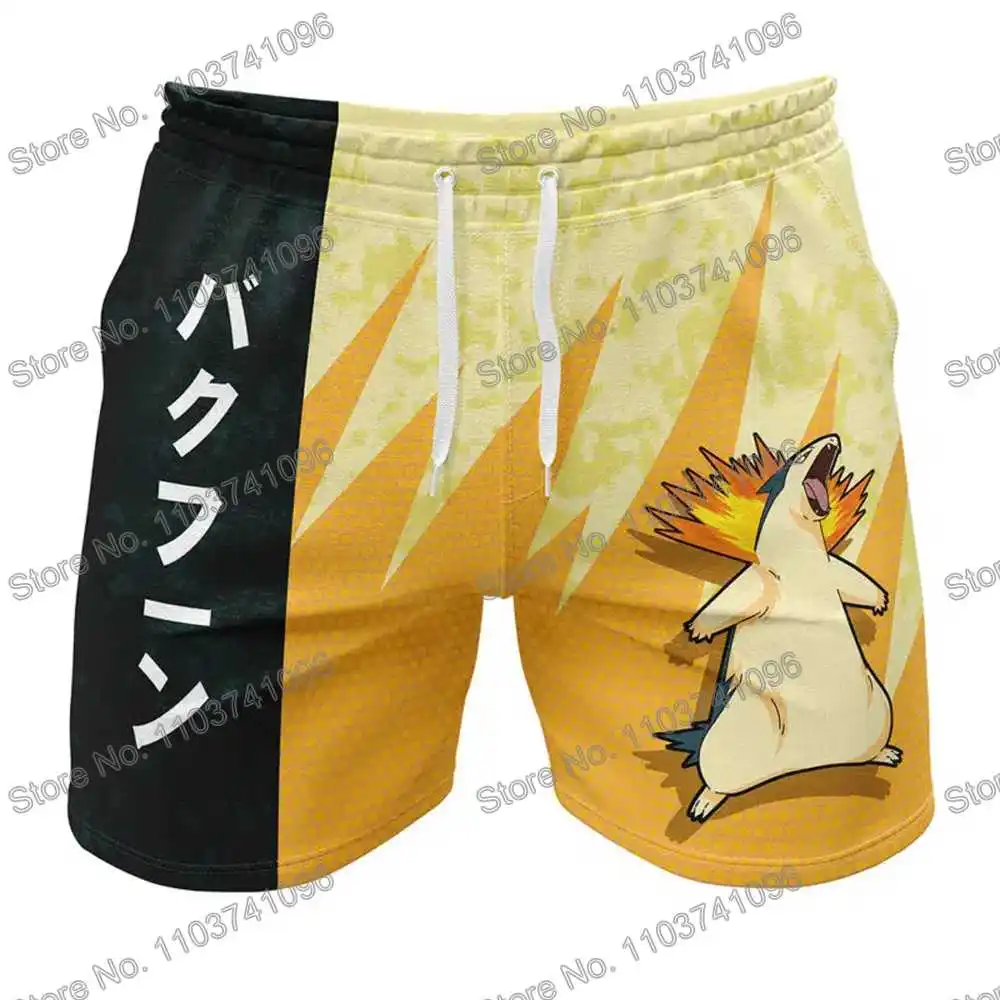 Red Eyes Diving Shorts BJJ Boxing MMA Rash Guard Swimwear Men Summer Surf Clothing GYM Shorts Sportswear Beach Floatsuit Pants