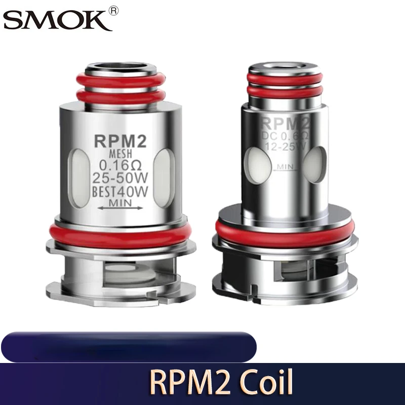 5pcs/pack SMOK RPM2 Coils 0.6ohm DC MTL/0.16ohm Mesh Coil Coils for
