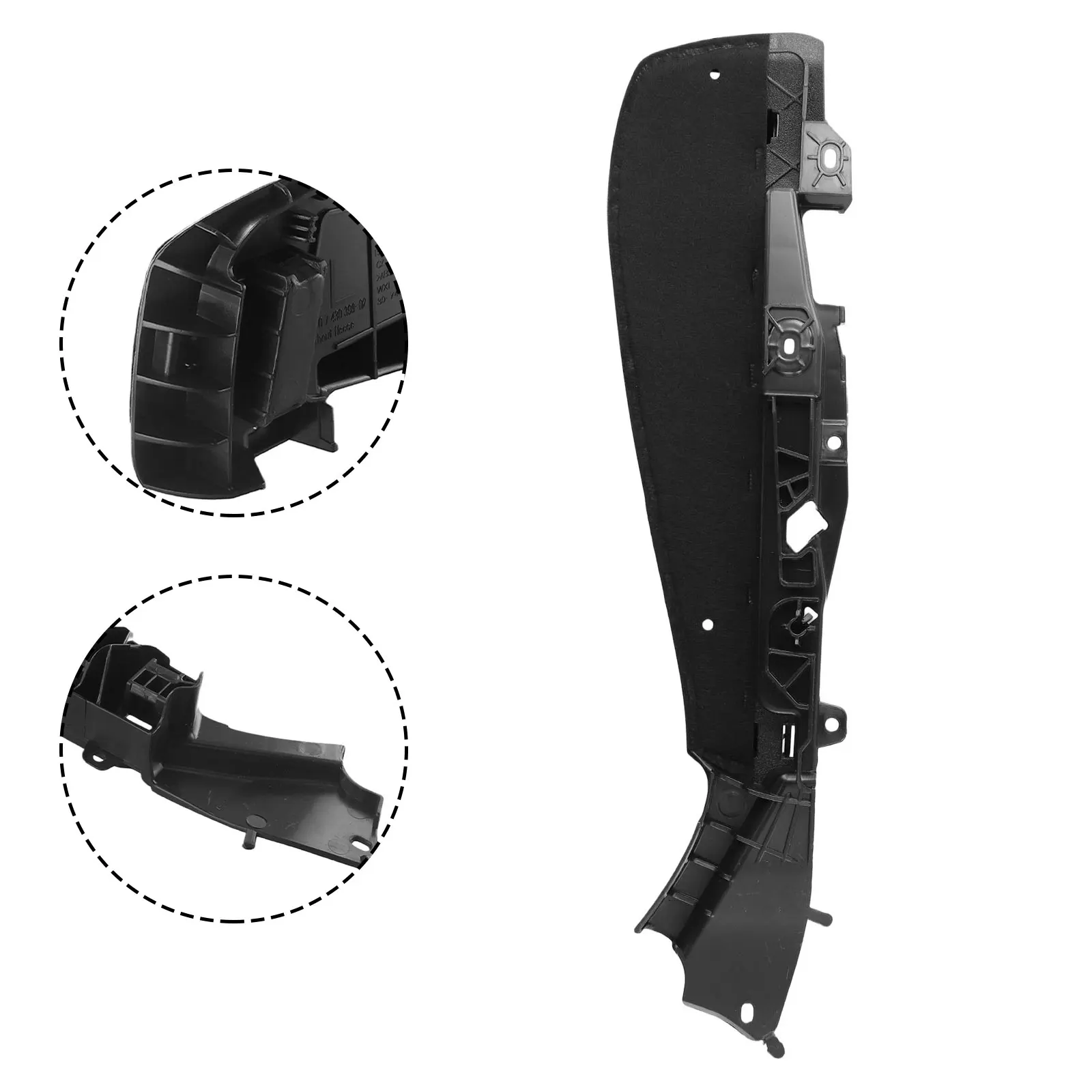 

1pc Left Support Seating Track Rail Cover Black Plastic Cap For BMW 5 7 Series F07 F10 F15 F90 M5 G30 52107317459 Interior Part