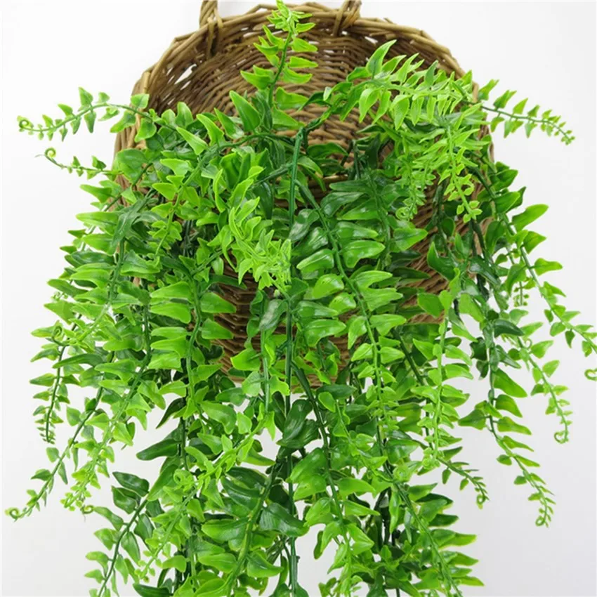 Artificial Plants 1/3Pcs Vine Persian Leaf Festival Home Garden Arch Balcony Desktop Wedding Festival DIY Gift Party Decorations
