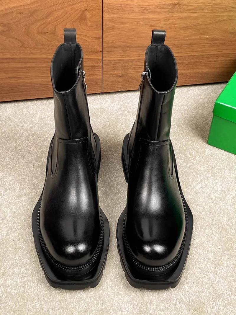 Handmade Retro Leather Work Boots