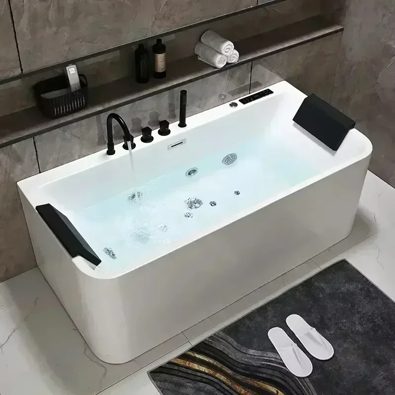 Freestanding Bathtubs Intelligent Constant Temperature Heating Whirlpool Massage Tubs