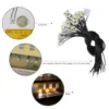 Evemodel DD00 20pcs Pre Wired SMD LED 3528 Light Set 12V Red Yellow Green Blue Purple Warm White Cool White 4