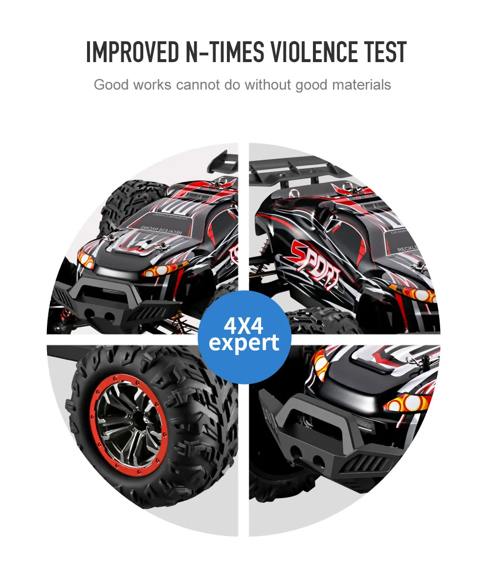 XLF X03A MAX Brushless Upgraded RTR 1/10 2.4G 4WD 60km/h RC Car Model Electric Off-Road Vehicles