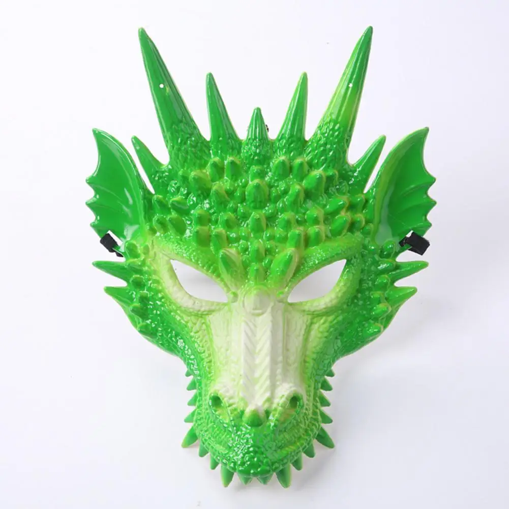 3D Dragon Head Face Guard Cool Stage Performance Costume Party