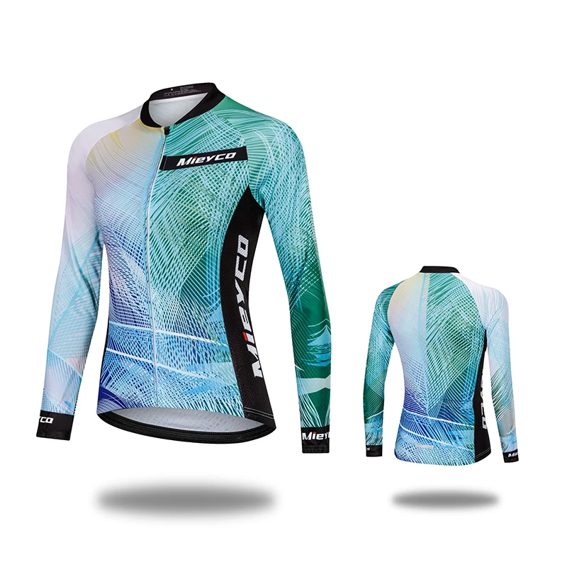 thumbnail image 1 of Maillot de ciclismo de verano para mujer, conjuntos de primavera y otoño, camisetas de manga larga transpirables para bicicleta, nueva ropa de ciclismo de carretera, equipo, 1 of 5