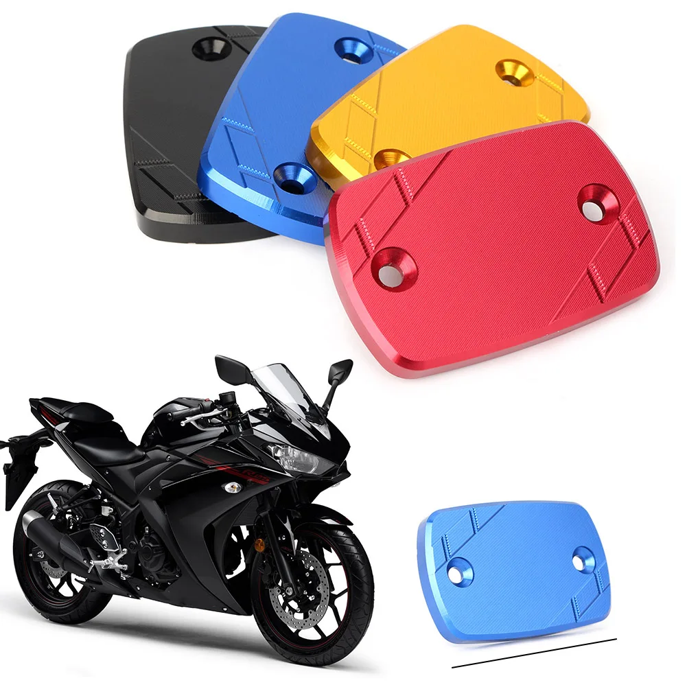 

Motorcycle Front Brake Fluid Reservoir Cap Cover Aluminum for YAMAHA YZF-R25 2014-2015 & YZF R3 2015-2016 & MT-03 MT03 2015-2017