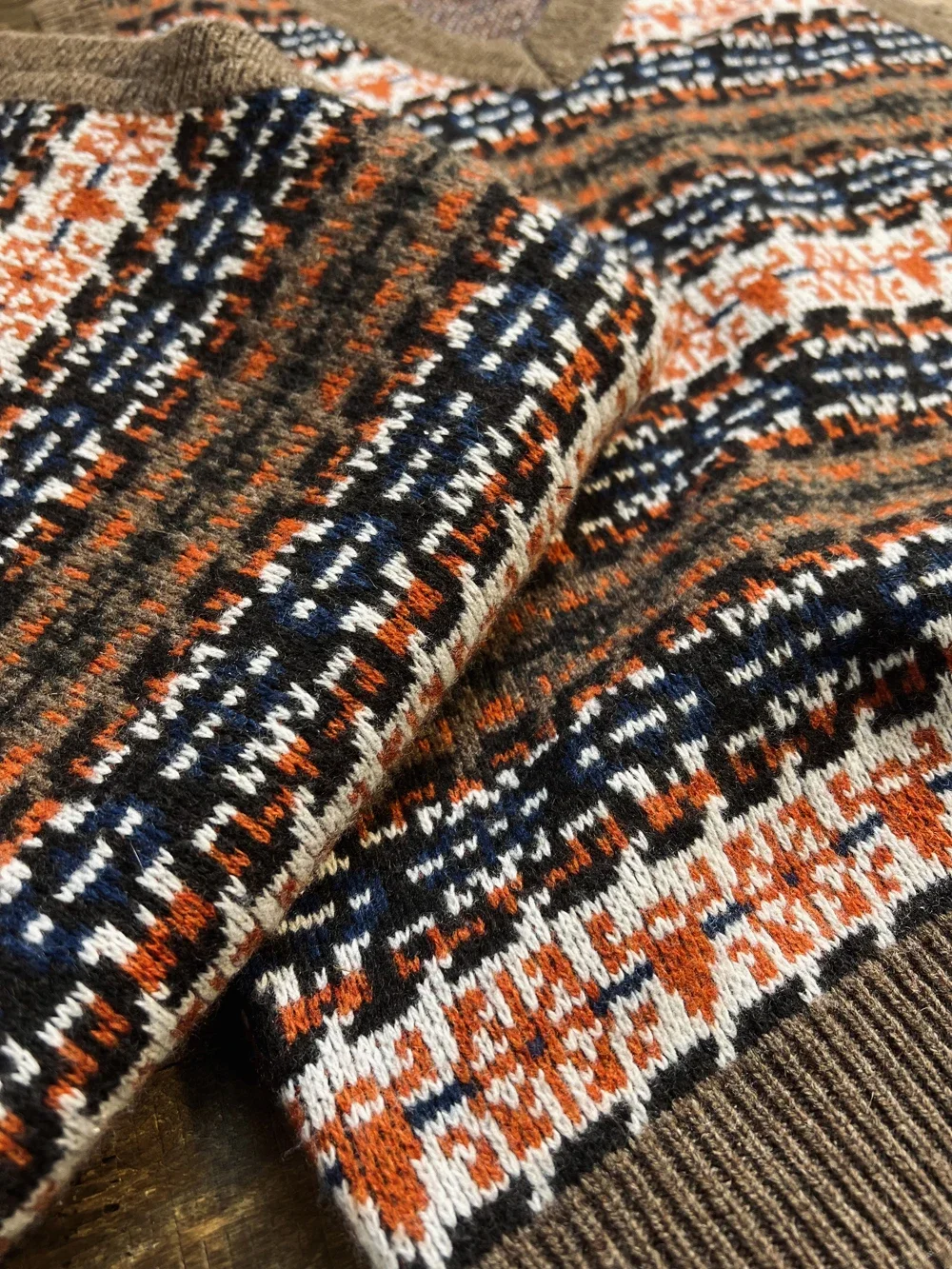 Tailor Brando 90% Australian Wool British Style Fair Isle Knit Jacquard Sweater Vest 3