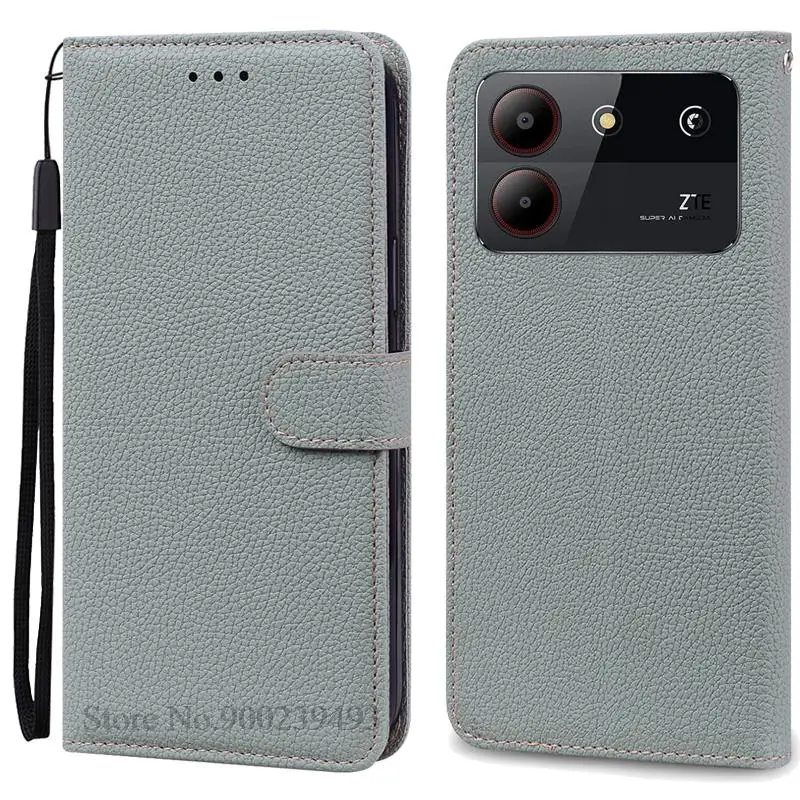 Elegant Leather Wallet Flip Case - Premium Phone Cover with Bumper Protection