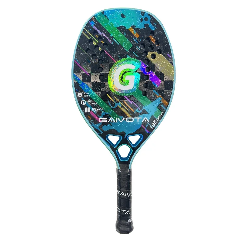 Tennis racket Gaivota Beach tennis racquet 18K carbon belt backpack