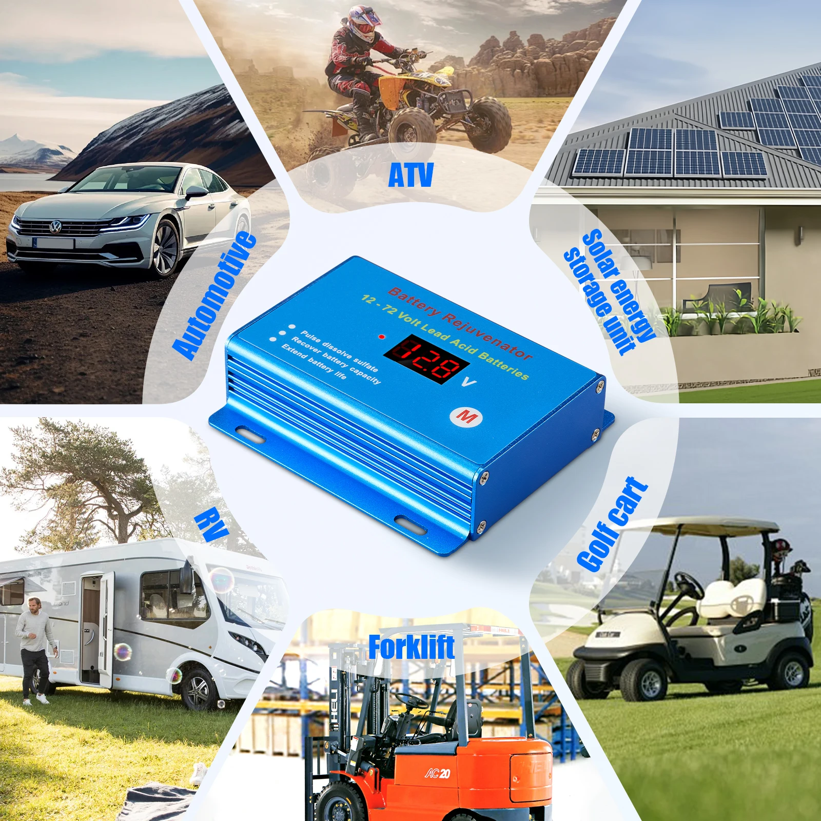 Battery Desulfator New Designed Intelligent Pulse Car Battery Desulfator