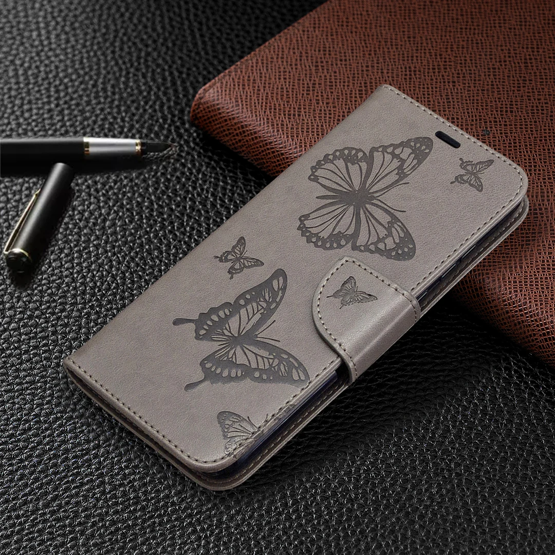 Leather Wallet Flip Case - Elegant Protection and Style